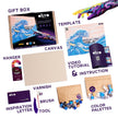 OKTO - DIY 3D CREATIVE PAINTING SET - THE BIG WAVE IN KANAGAWA
