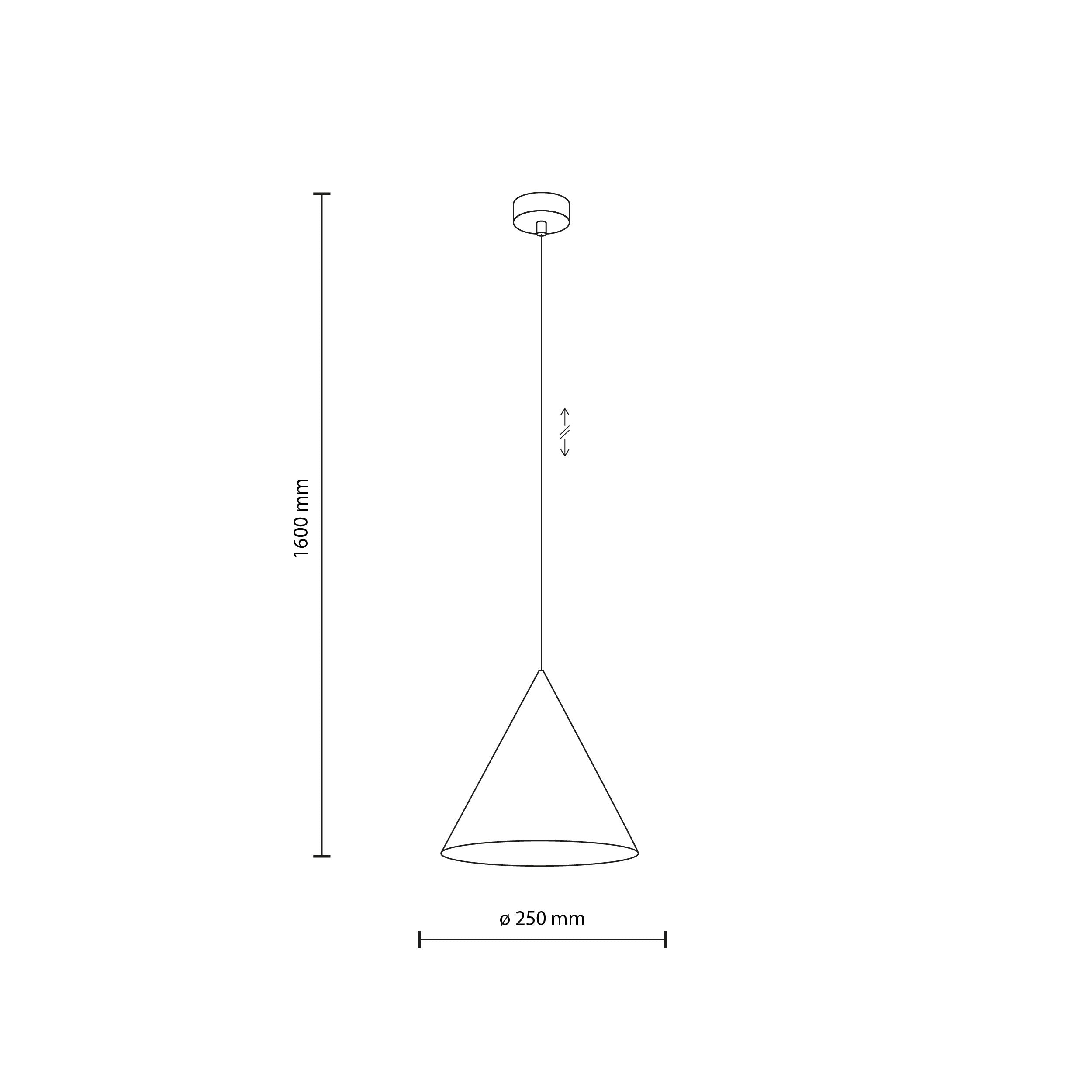 CONO Modern Minimalist Pendant Light M