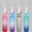 1000ML Plastic Spray Water Bottle perfect for sports & outdoor activities