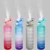 1000ML Plastic Spray Water Bottle perfect for sports & outdoor activities