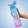 1000ML Plastic Spray Water Bottle perfect for sports & outdoor activities