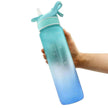 1000ML Plastic Spray Water Bottle perfect for sports & outdoor activities