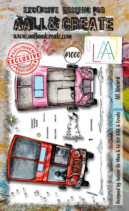 AALL and Create A6 Stamp Set - #1000 - All Aboard