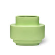 Layer Ceramic Vase - Matte Light Green Glaze