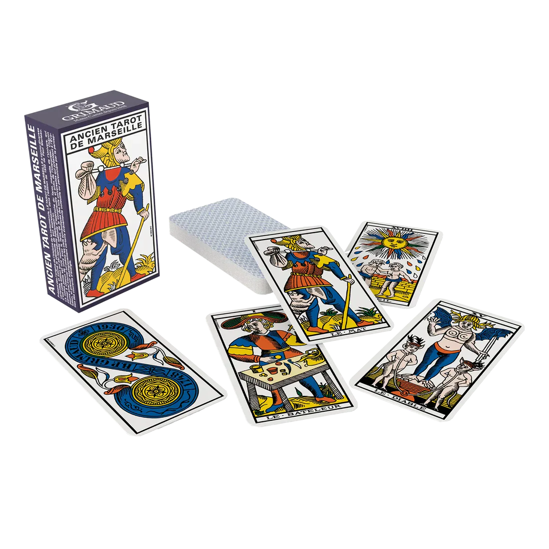 Cartamundi - Tarot d'Aix-en-Provence ancien - 78 cartes