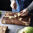 Luxury chopping board  Kitchen Household Parquet Solid Wood Cutting Board