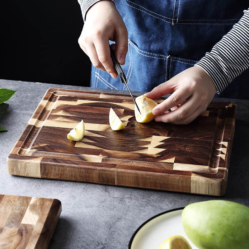 Luxury chopping board  Kitchen Household Parquet Solid Wood Cutting Board