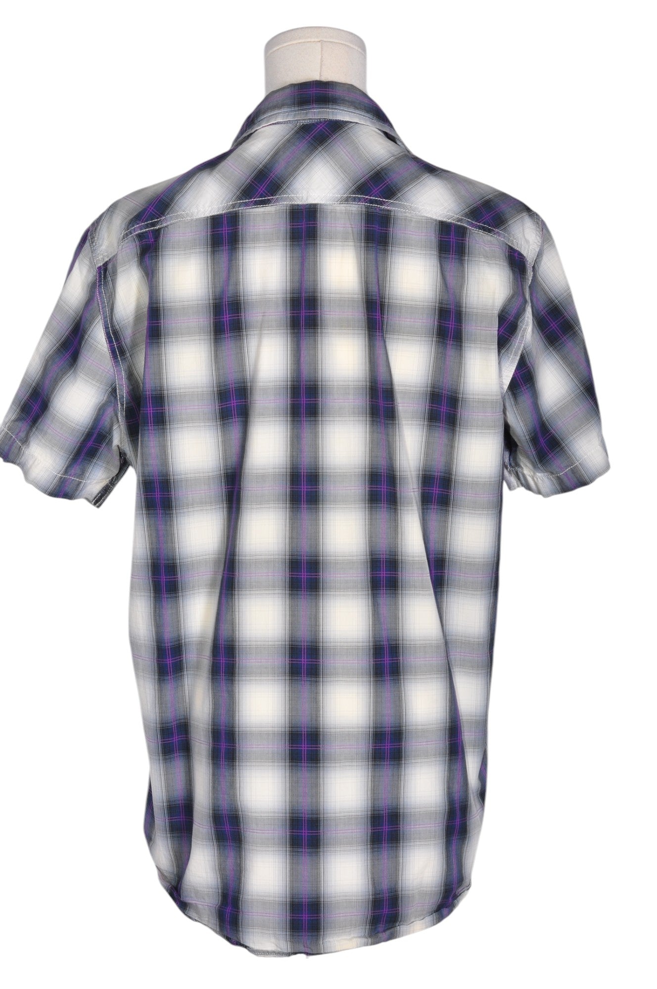 AMERICAN EAGLE Men Button Down Tops Regular fit in Gray - L