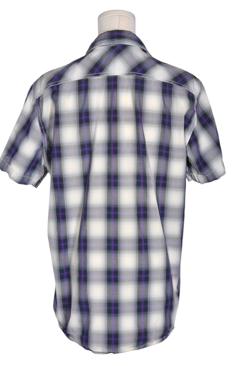AMERICAN EAGLE Men Button Down Tops Regular fit in Gray - L