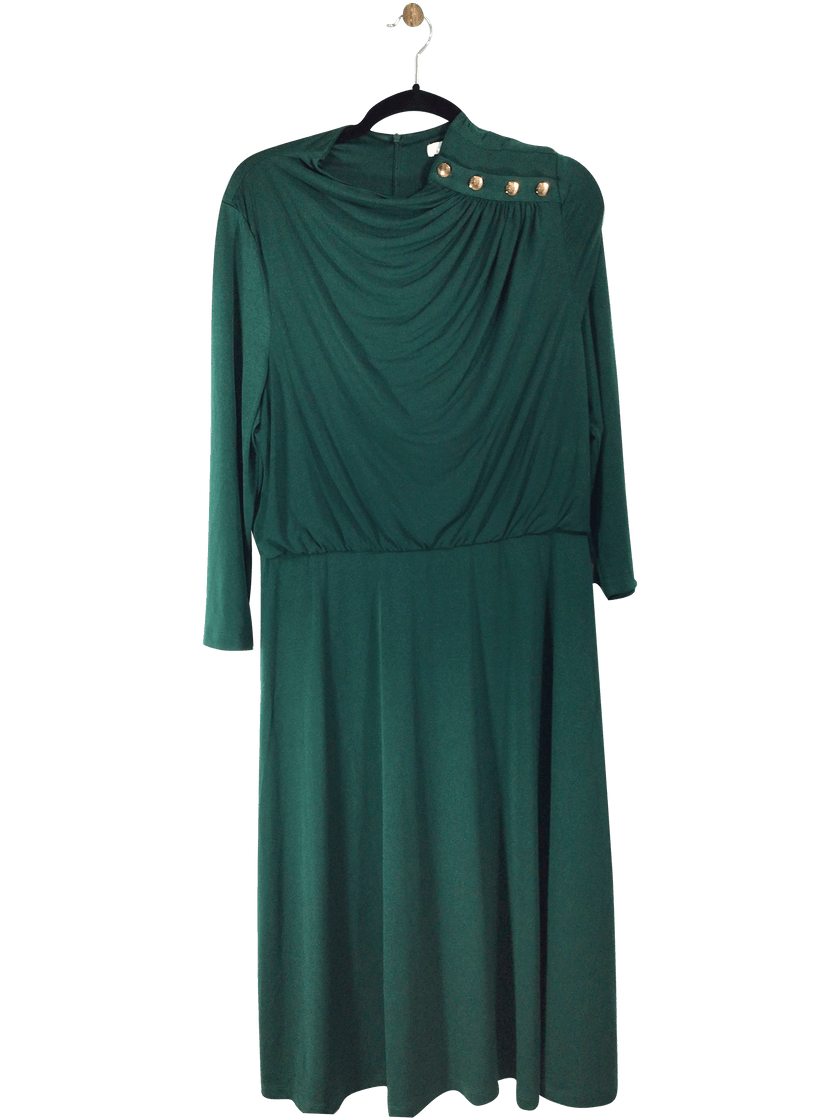 LONDON TIMES Women Maxi Dresses Regular fit in Green - 16