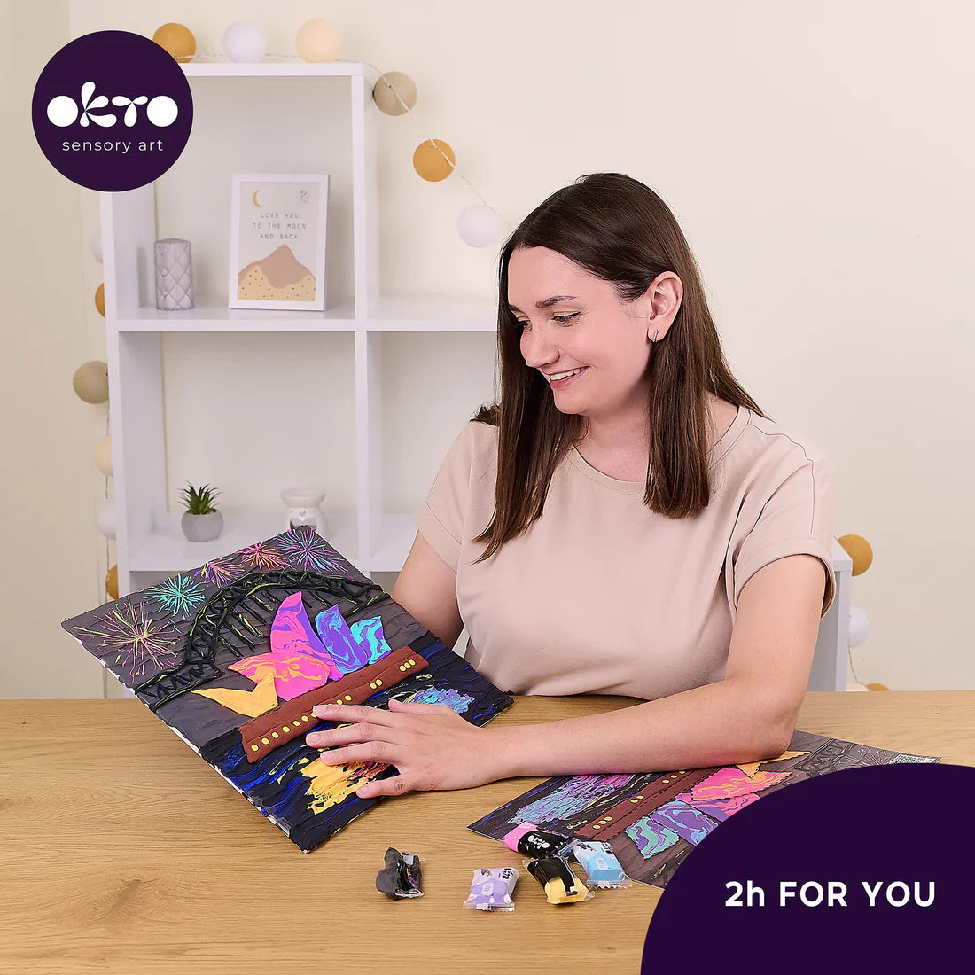 OKTO - DIY 3D CREATIVE PAINTING SET - SYDNEY OPERA HOUSE