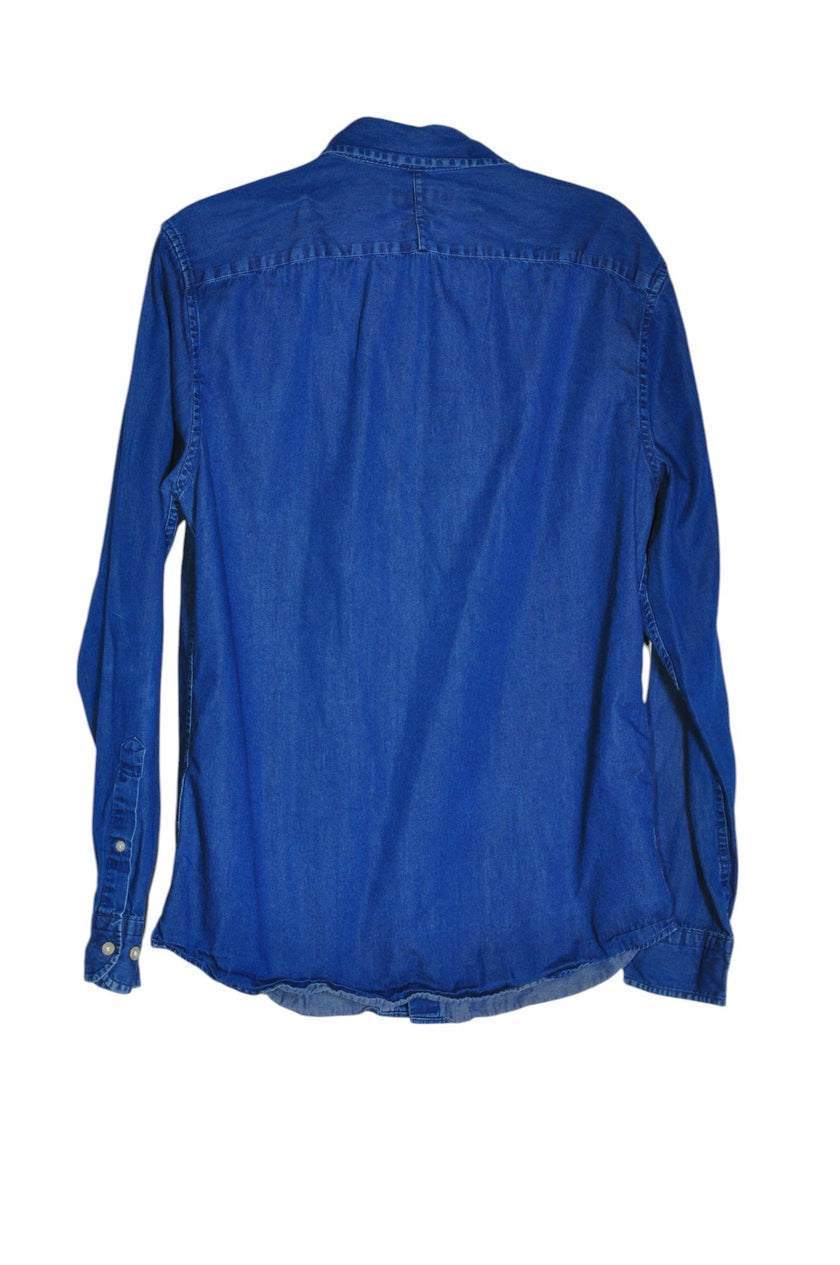 BANANA REPUBLIC Women Button Down Tops Regular fit in Blue - M