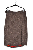 RENA ROWAN Women A-Line Skirts Regular fit in Brown - 14