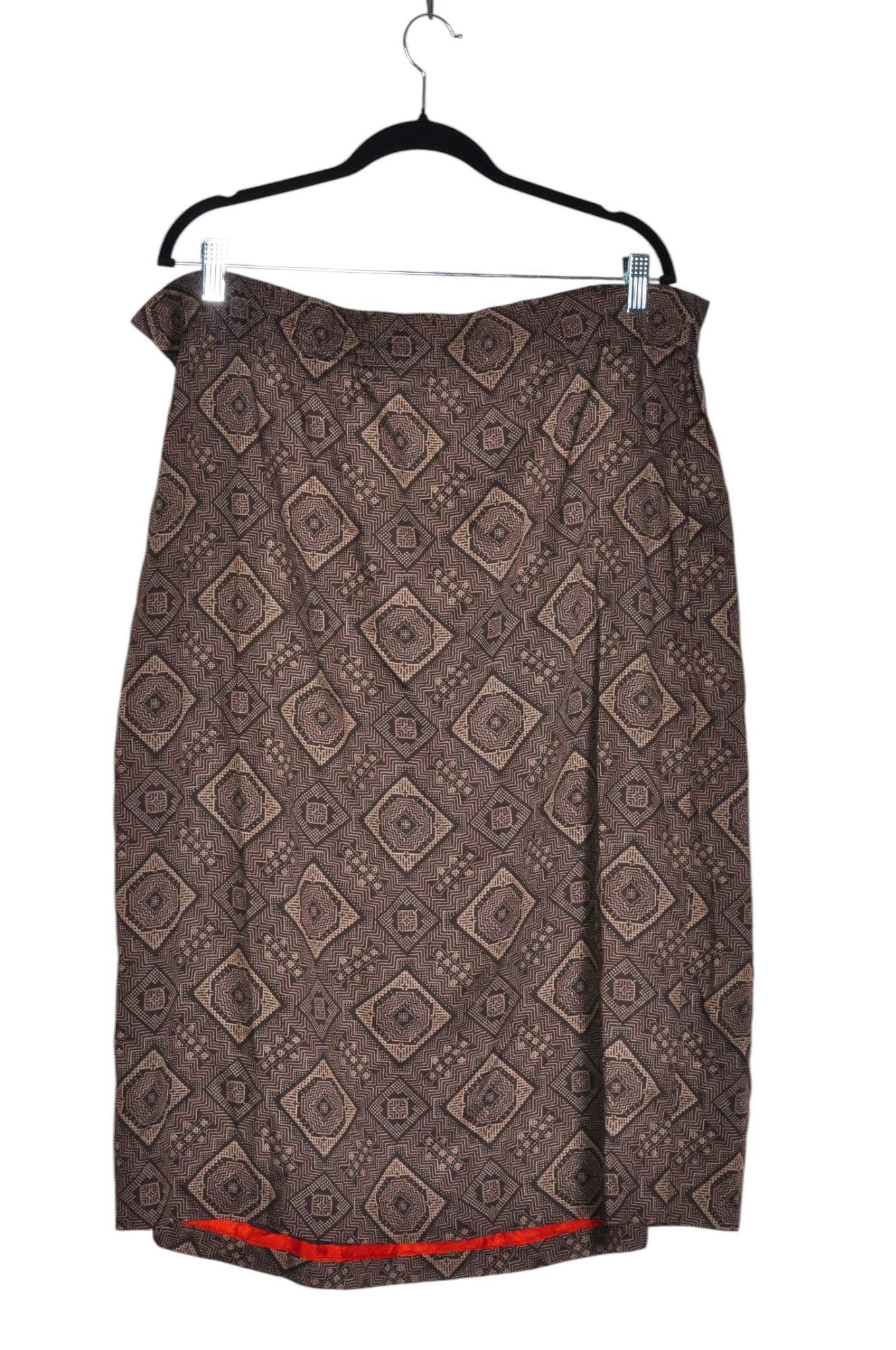 RENA ROWAN Women A-Line Skirts Regular fit in Brown - 14