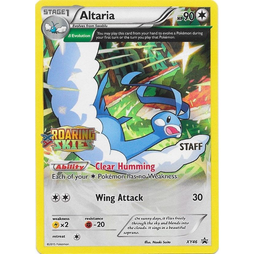 Altaria - XY46 (Prerelease) [Staff] (XY46) (PR)