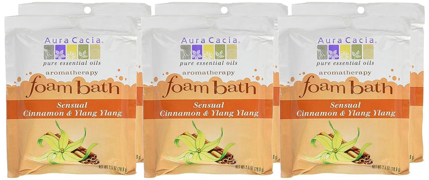 Aura Cacia - Cinnamon/Ylang Ylang Foam Bath (71g)