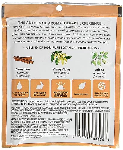 Aura Cacia - Cinnamon/Ylang Ylang Foam Bath (71g)