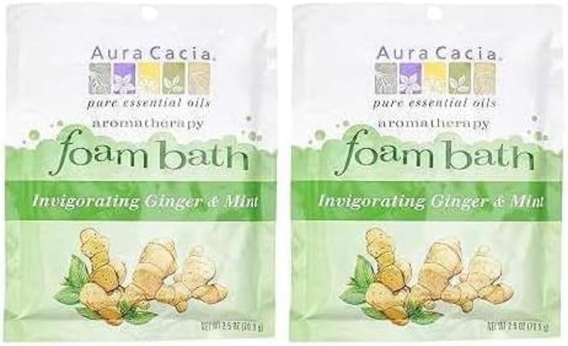 Aura Cacia - Ginger Mint Foam Bath (71g)