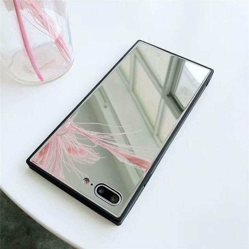 Glass Mirror phone case Women iphone case