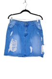 PIXIE + DIAMOND Women Denim Skirts Regular fit in Blue - M