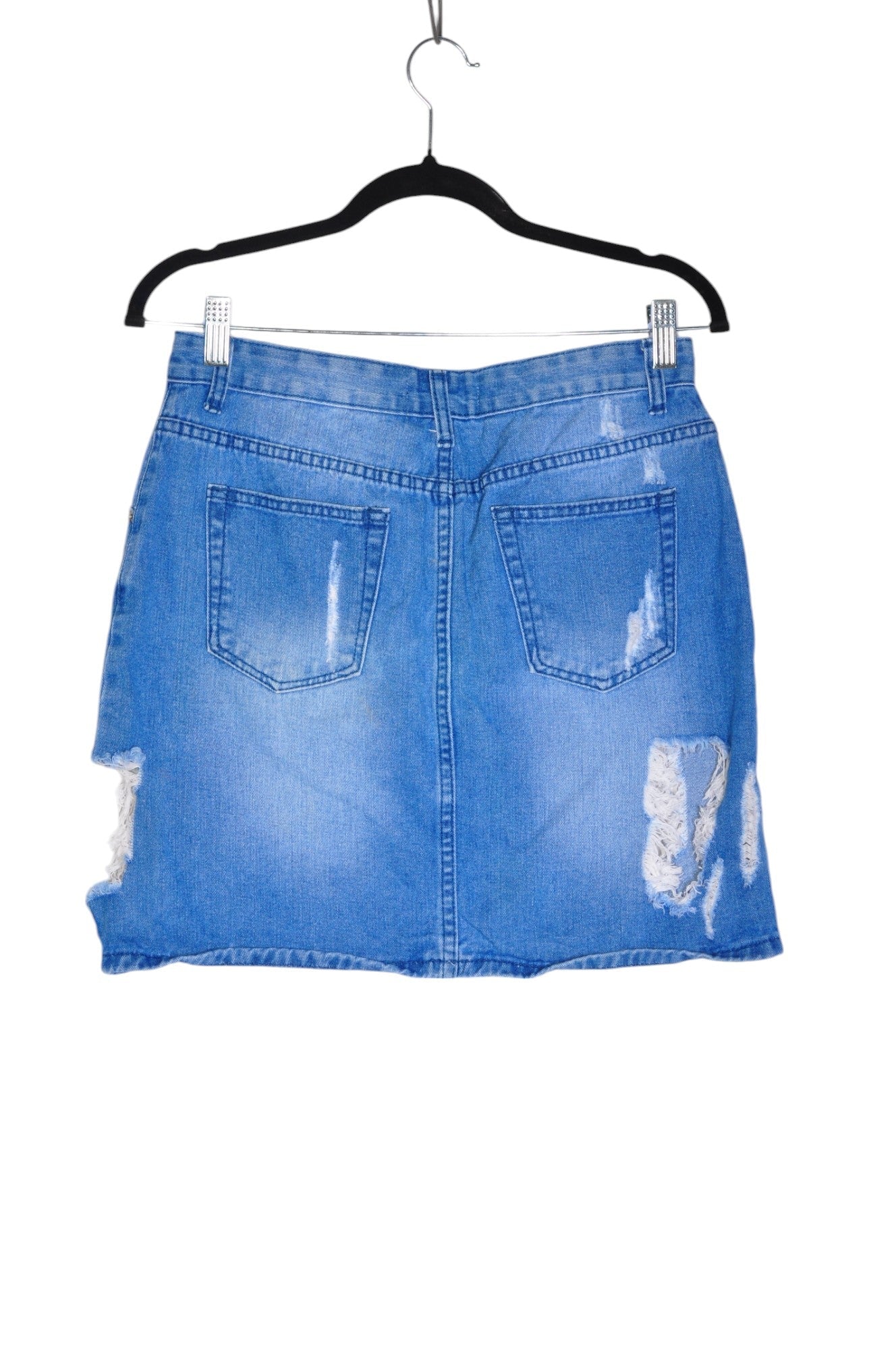 PIXIE + DIAMOND Women Denim Skirts Regular fit in Blue - M