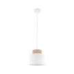 Duo White Jute Scandinavian Pendant Ceiling Light for Kitchen Island, Dining Room & Natural Interiors