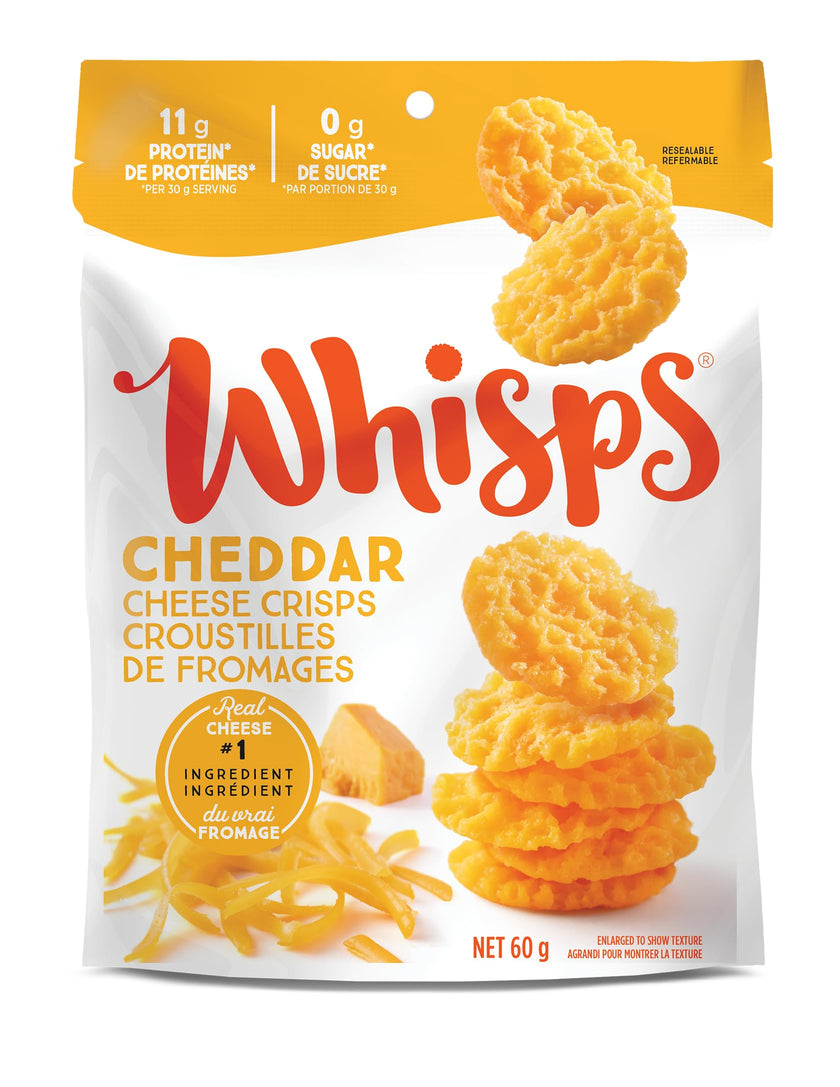 WHISPS - Cheddar Cheese Crisps (60g)