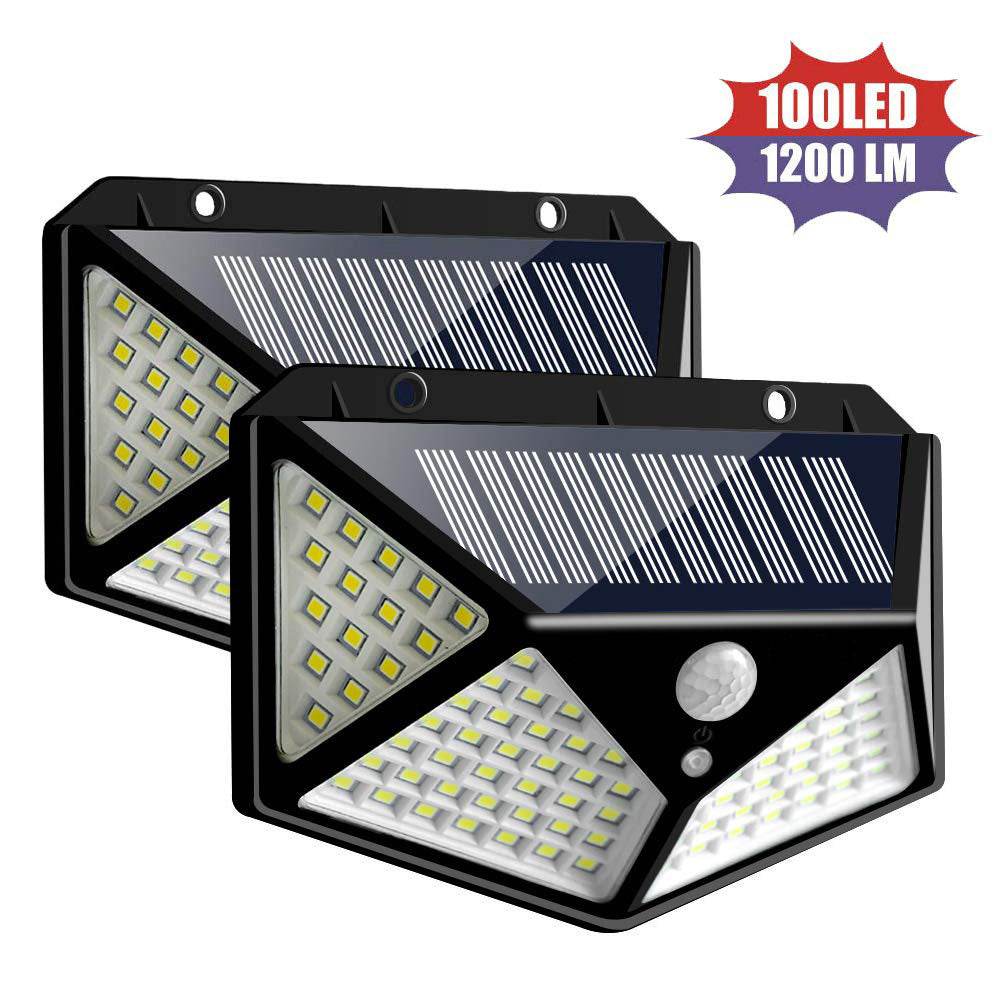 100LED solar wall LED light Outdoor, Corridor, Garden, Courtyard Lightning