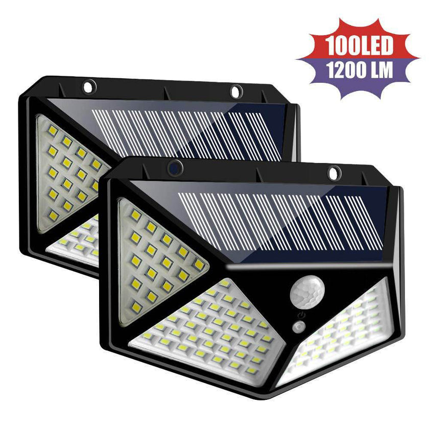 100LED solar wall LED light Outdoor, Corridor, Garden, Courtyard Lightning
