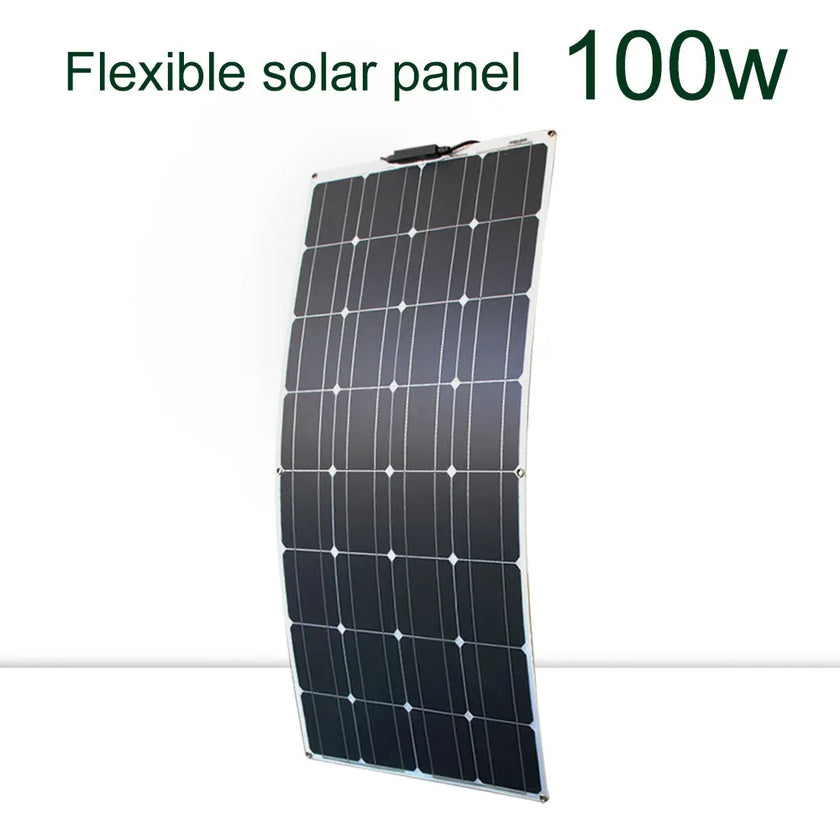 100-300w flexible solar panels 12/24v + inverter KIT