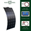 100-300w flexible solar panels 12/24v + inverter KIT