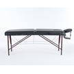 5'' 2 Section wooden Greenlife ® Portable Massage Table Black / Cream