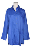 ZARA Women Button Down Tops Regular fit in Blue - M