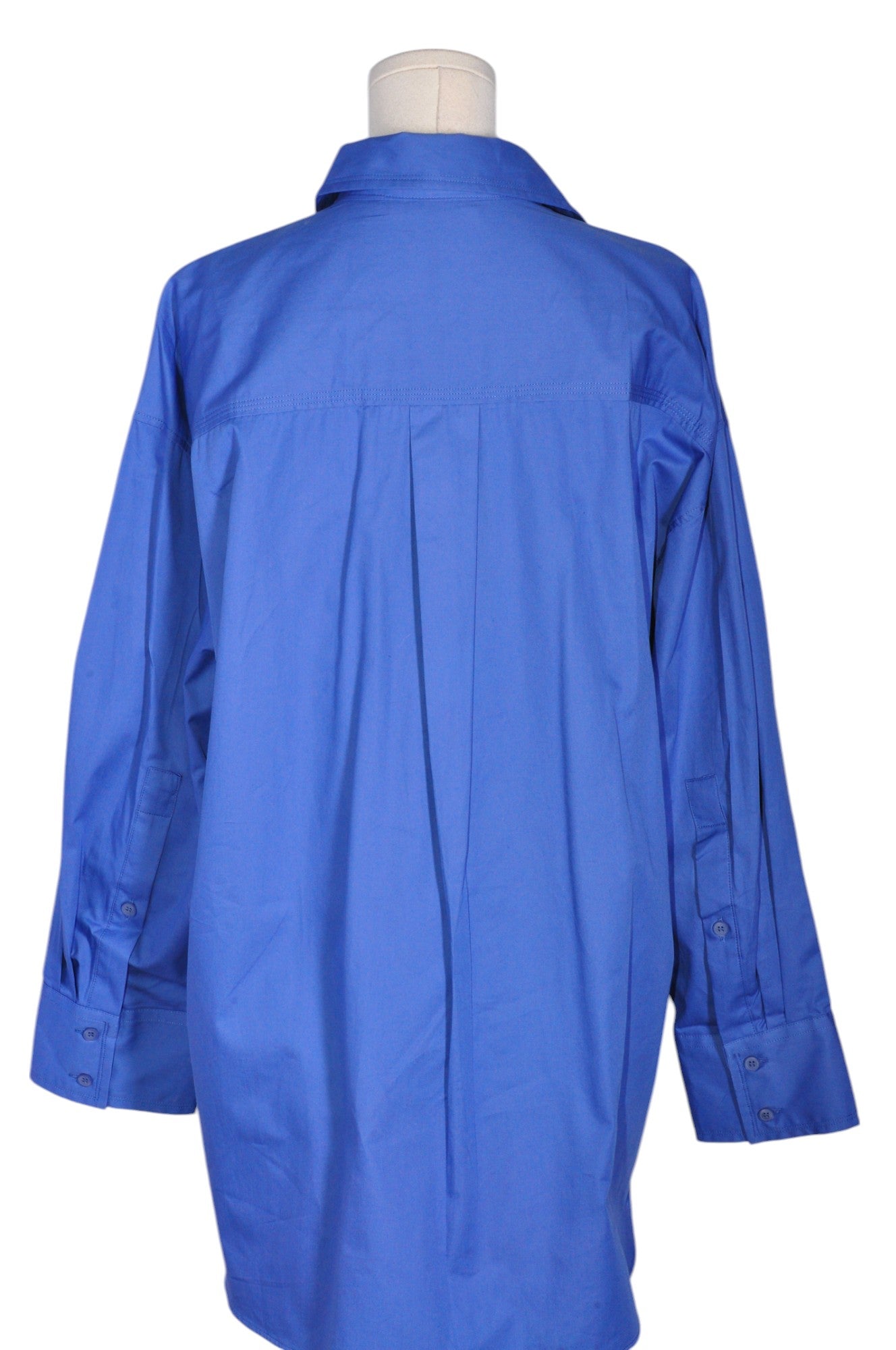 ZARA Women Button Down Tops Regular fit in Blue - M