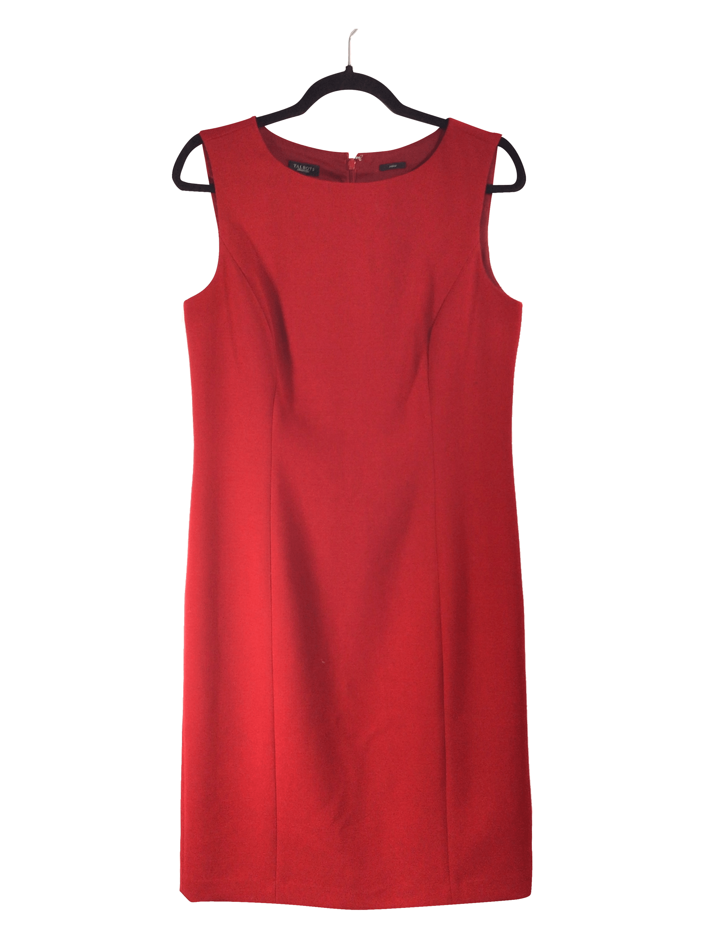 TALBOTS Women Midi Dresses Regular fit in Red - 10