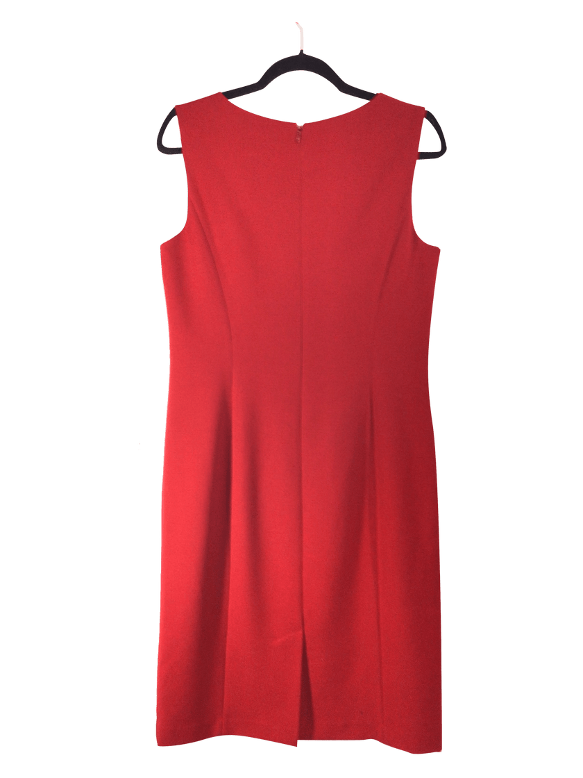 TALBOTS Women Midi Dresses Regular fit in Red - 10
