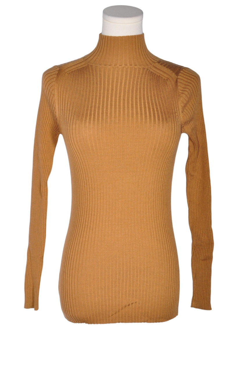 DMON Women Turtleneck Tops Regular fit in Brown - S