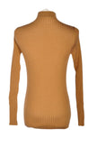 DMON Women Turtleneck Tops Regular fit in Brown - S