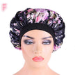 Beauty print Satin Silk Hair Bonnet for sleeping