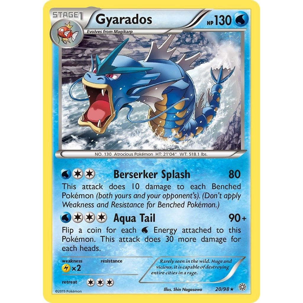 Gyarados (20) (20/98) (AOR)