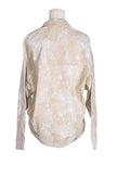 ZARA Women Button Down Tops Regular fit in Beige - XS