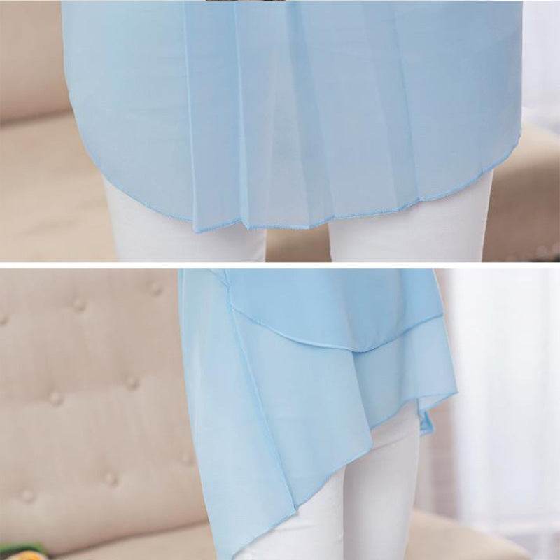 New Spring Summer Women Chiffon Loose Blouse  top O-Neck Short sleeve Plus size
