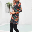 Long Sleeve ArabSwimsuit With Hat Included Chest Pad 3 Piece Set Conservative Swimwear
