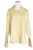 FUZZY Women Button Down Tops Regular fit in Yellow - XXL