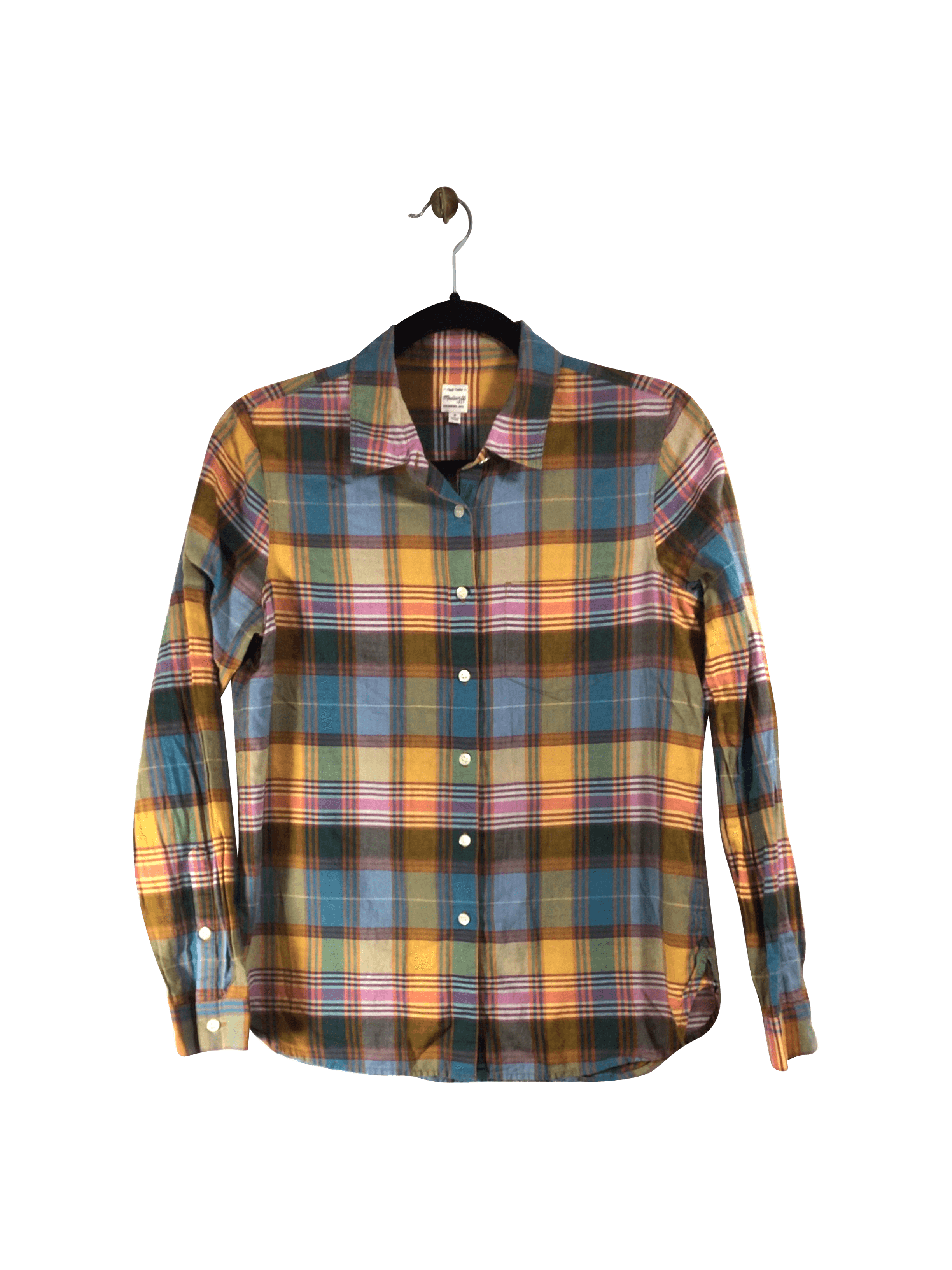 MADEWELL Women Button Down Tops Regular fit in Blue - S