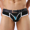 Men's Underwear Cotton Print U Convex  Antibacterial Brief Trunk Panties