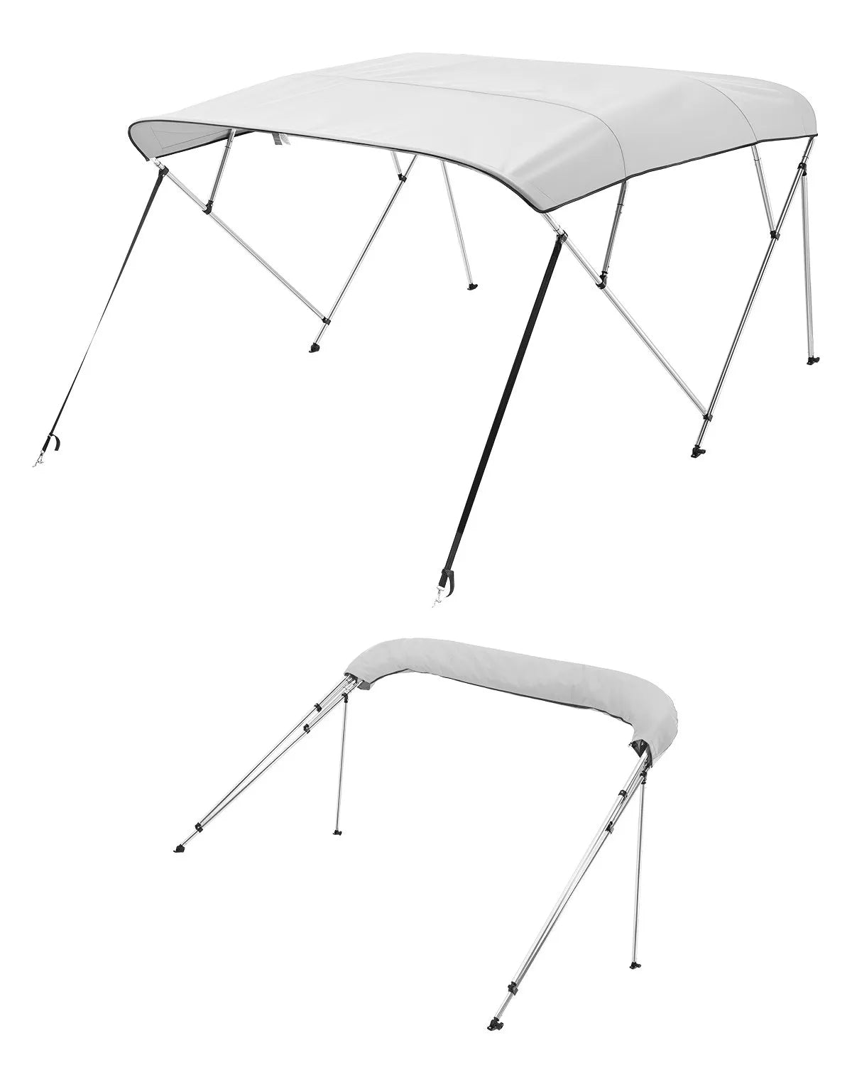 VEVOR 4 Bow Boat Bimini Tops 8'Lx(91