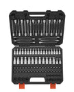 Bit Socket Set 107-Piece SAE and Metric Hex/Torx/E-Torx/Tamper-Proof/Extra Long