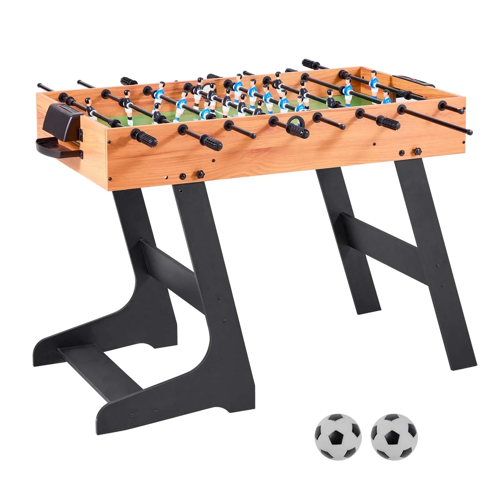 VEVOR 42 inch Folding Foosball Soccer Game Table Standard Size Table for Home