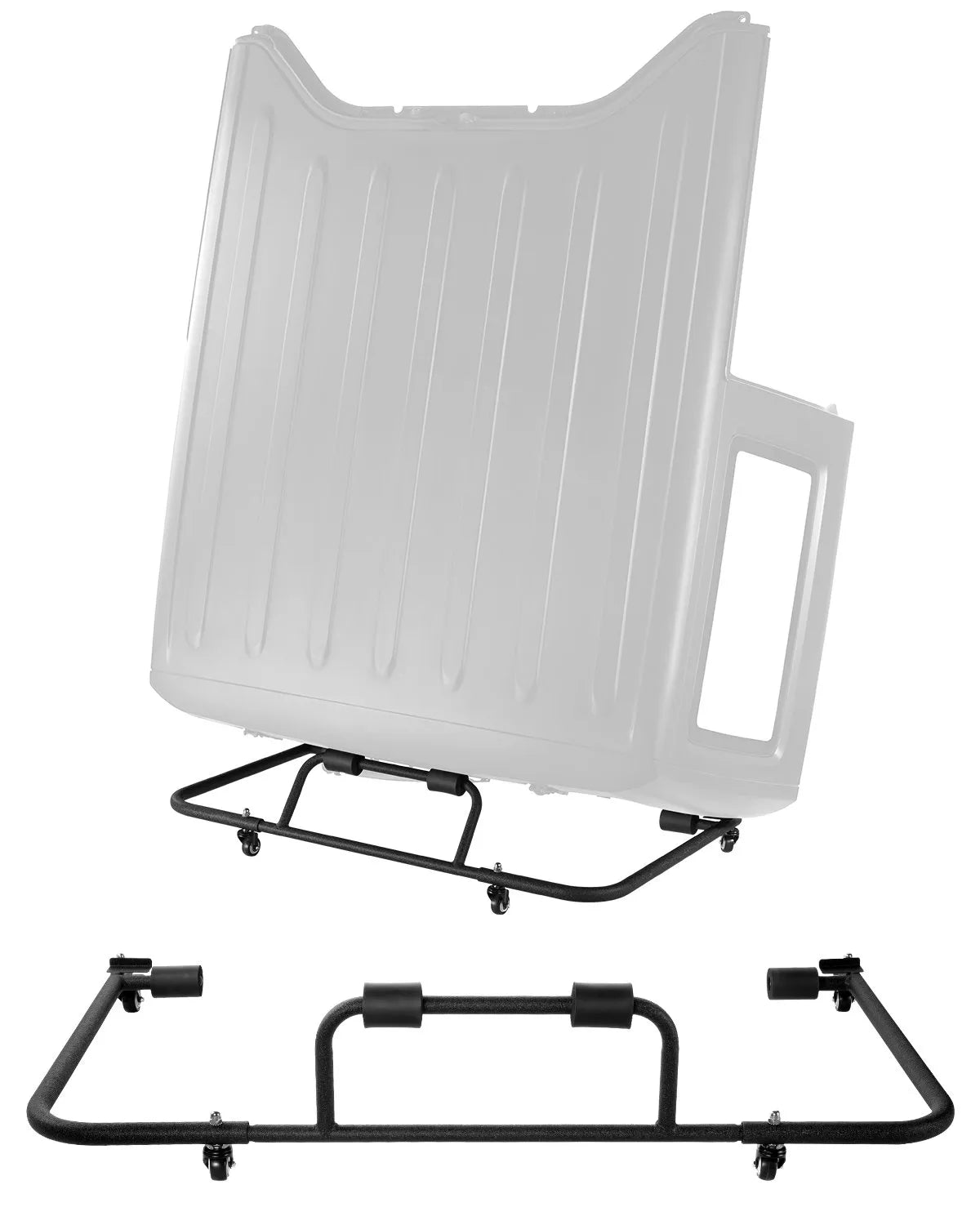VEVOR Moveable Sturdy Hardtop Storage Cart for Jeep Wrangler TJ, JK, JL, JT